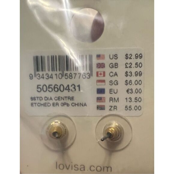 Bundle Sale 3 for $15 | LOVISA Stud Earrings – Black Center Stone - Picture 5 of 8